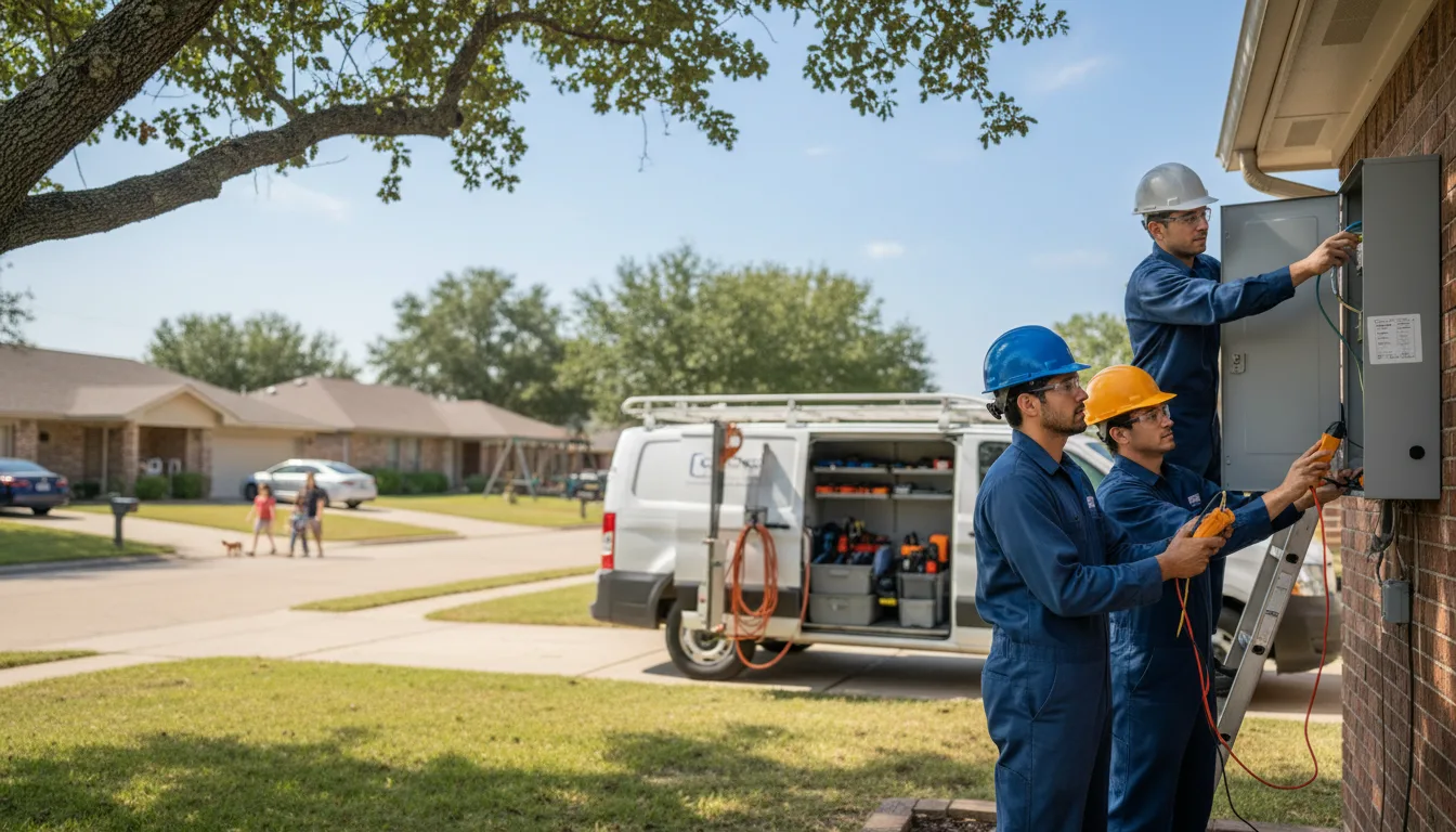 Certified electrician providing emergency electrical services in Denton, KS